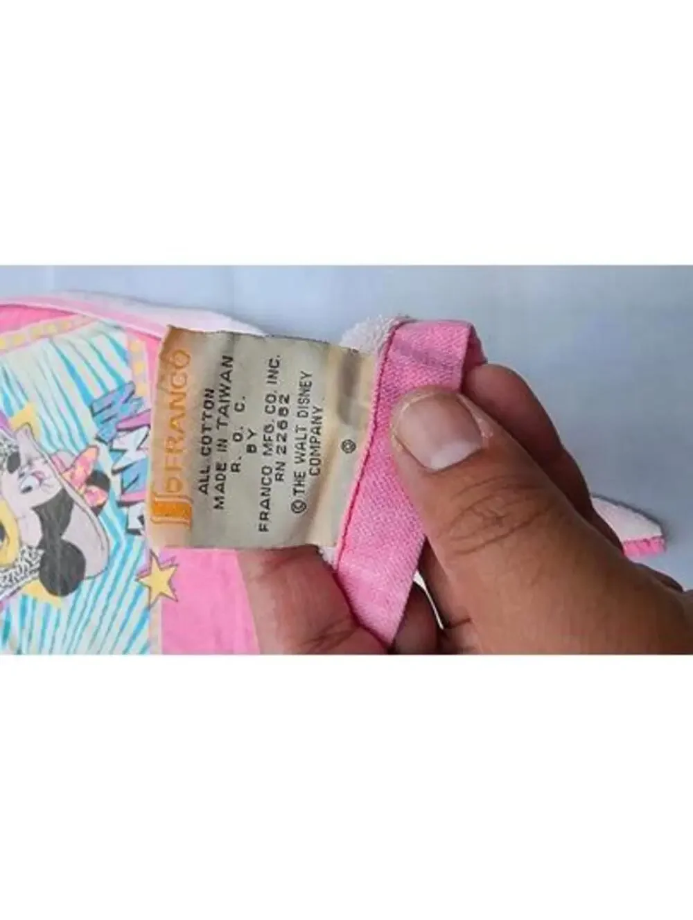 Vintage Disney Minnie Mouse Pink Beach Towel